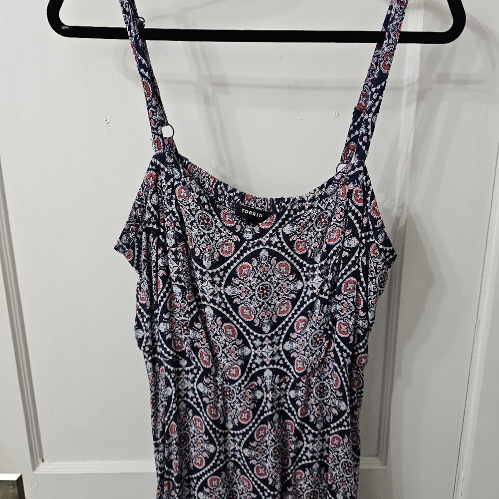 Torrid Medallion print dress size 2 - Picture 6 of 8